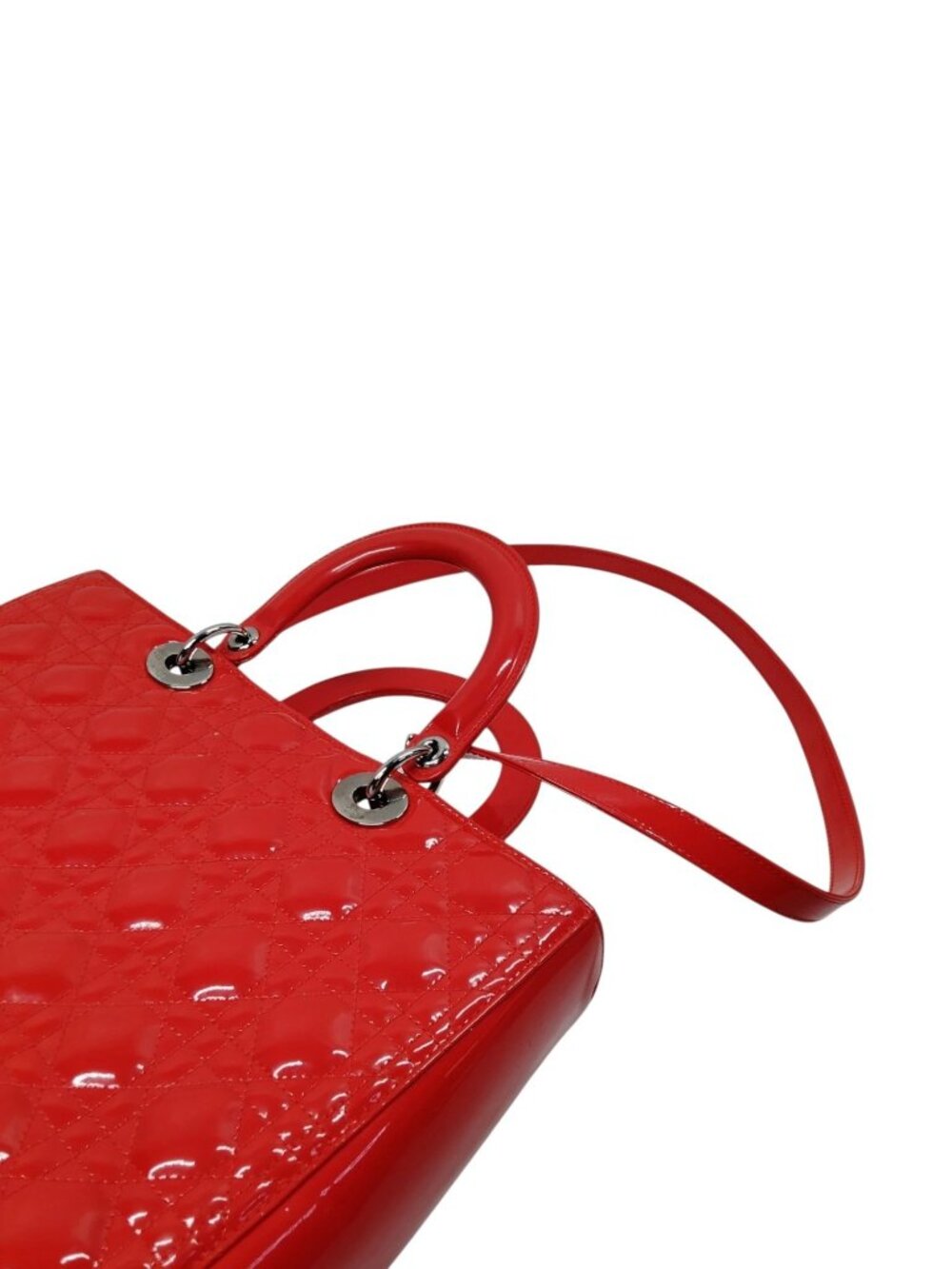 546768CR T6 Christian Dior Crossbody Bag Red Leather - Picture 2 of 9